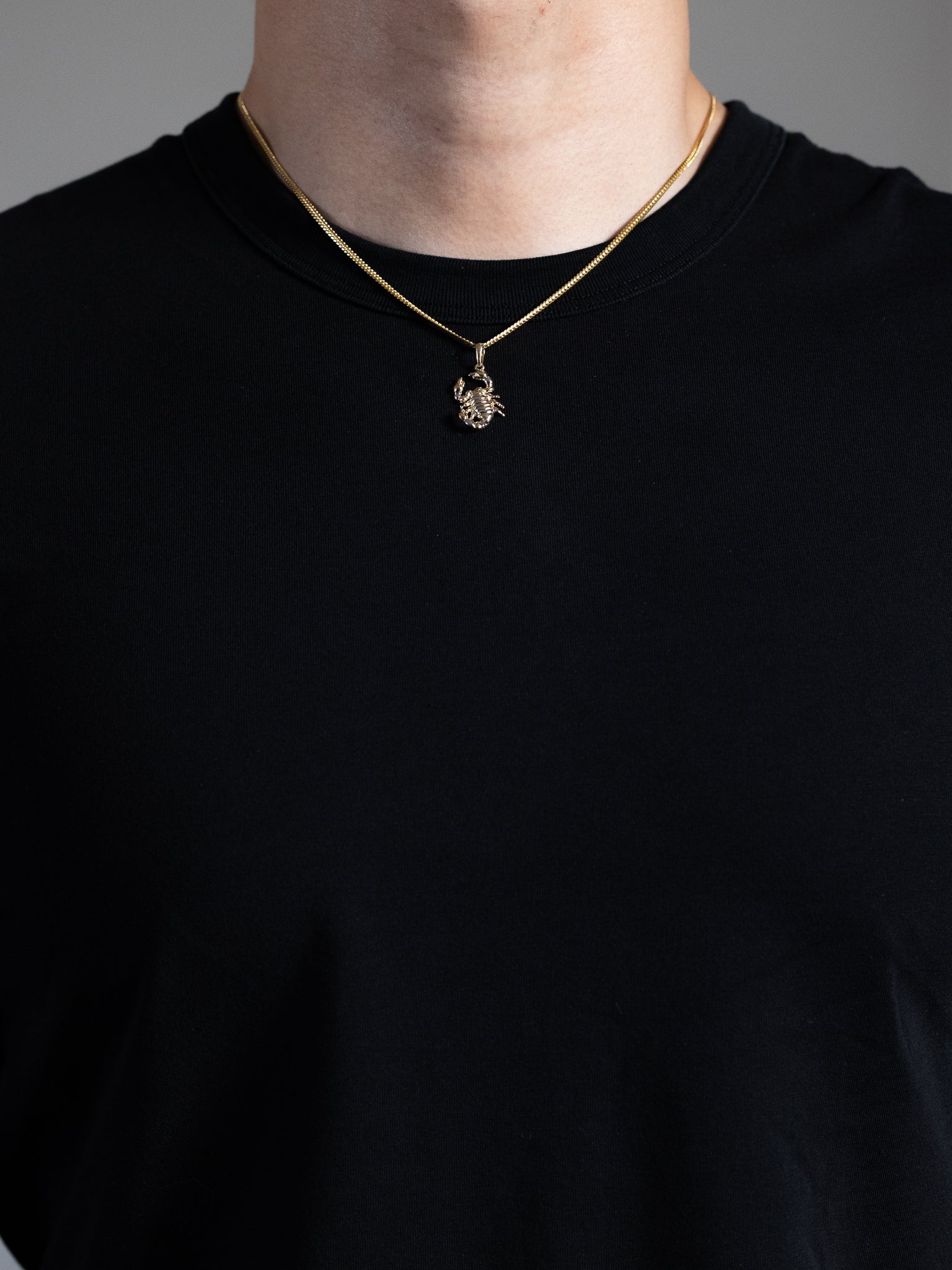 Gold Scorpion Pendant Necklace – Model 3019 - Charlie & Co. Jewelry