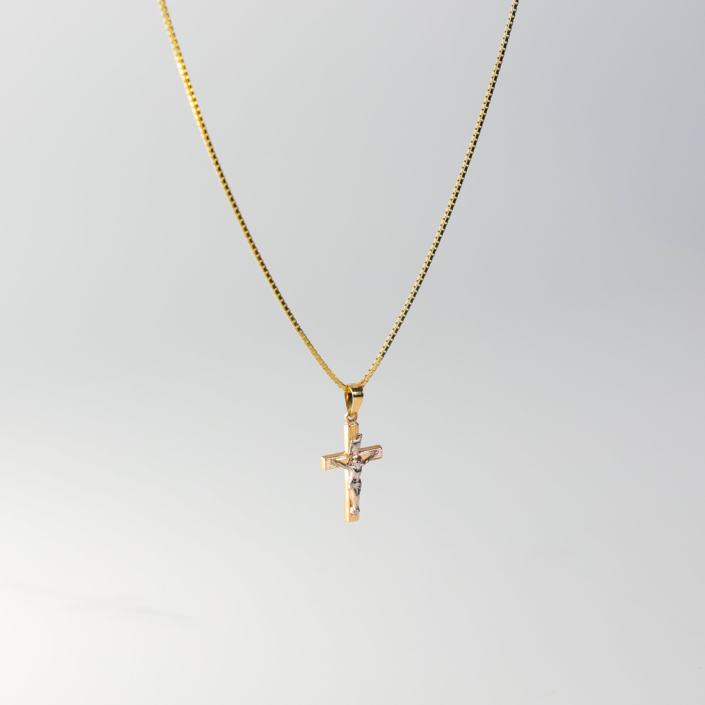 14k Real Gold Crucifix Cross Pendant Model-0876 - Charlie & Co. Jewelry