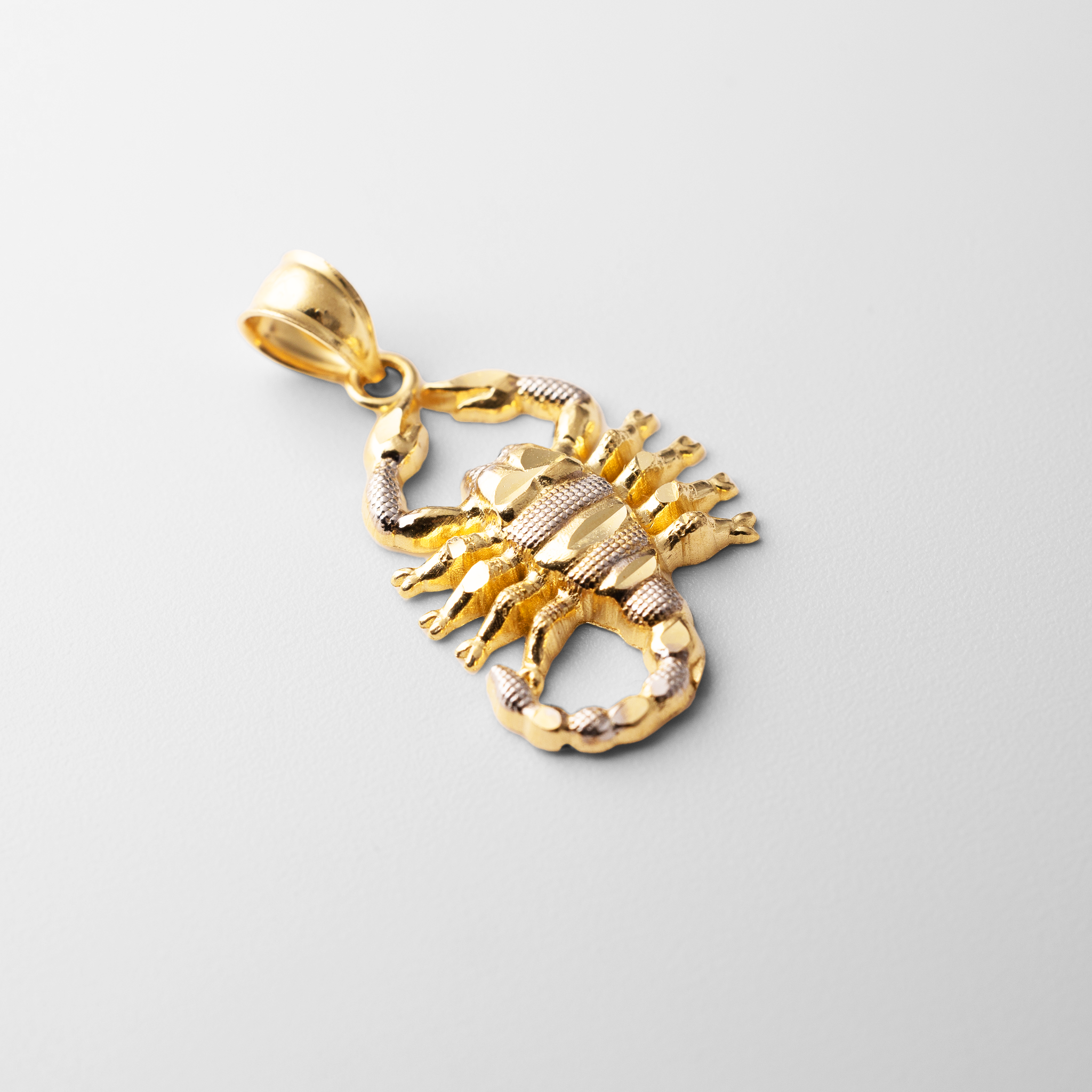 Gold Scorpion Pendant Model-1588 - Charlie & Co. Jewelry