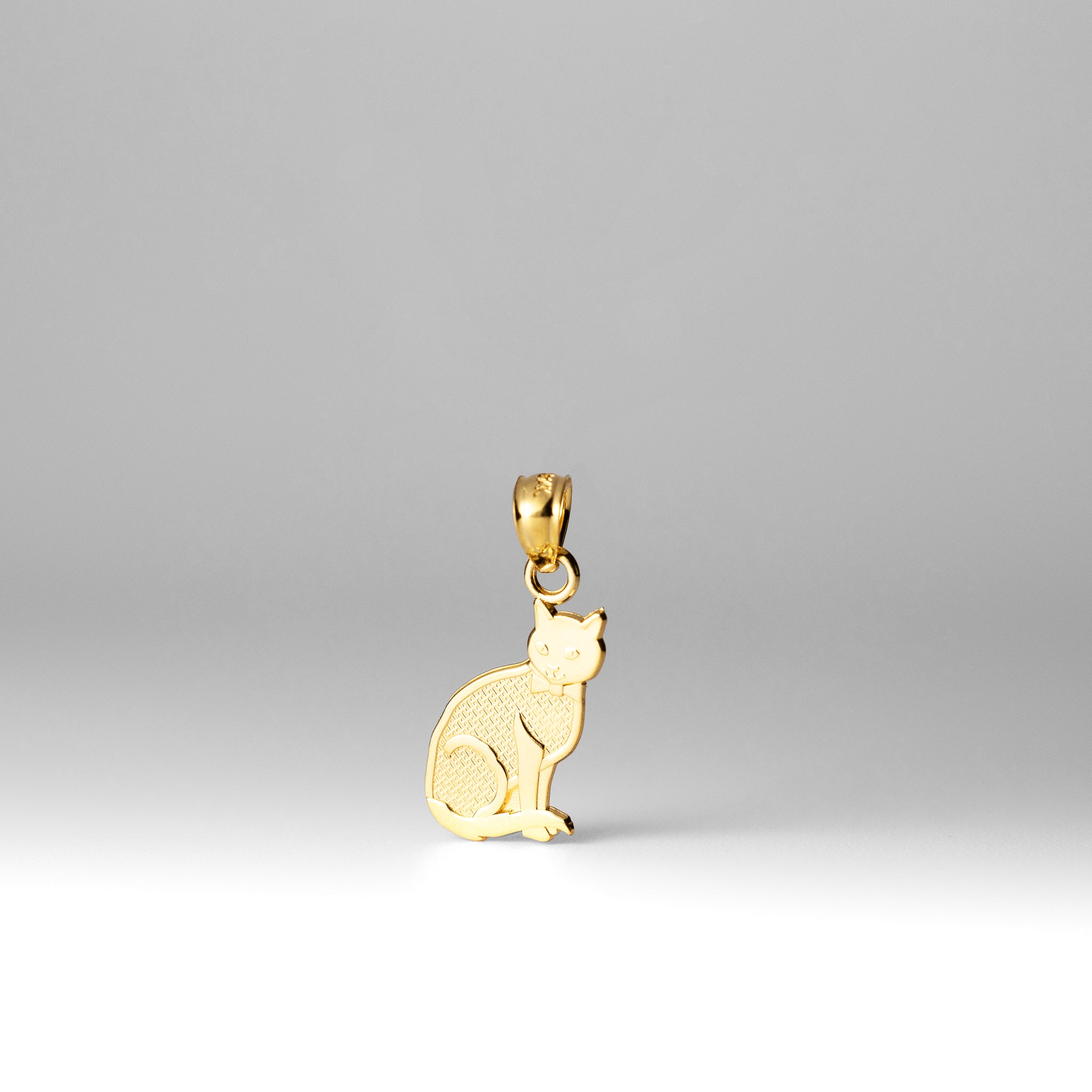 Gold Cat Pendant Model-1659