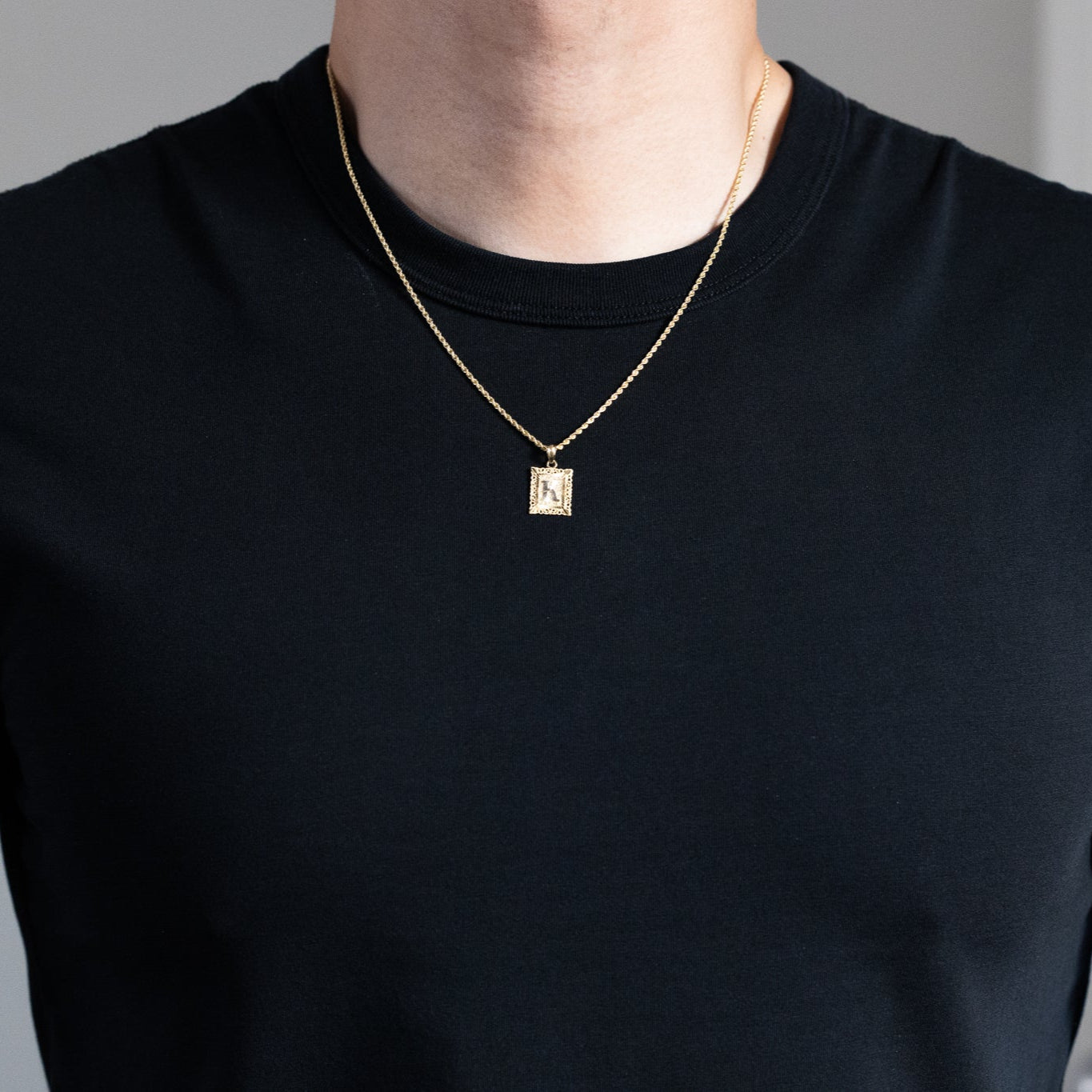 Gold Letter K Pendants | A-Z Gold Pendants