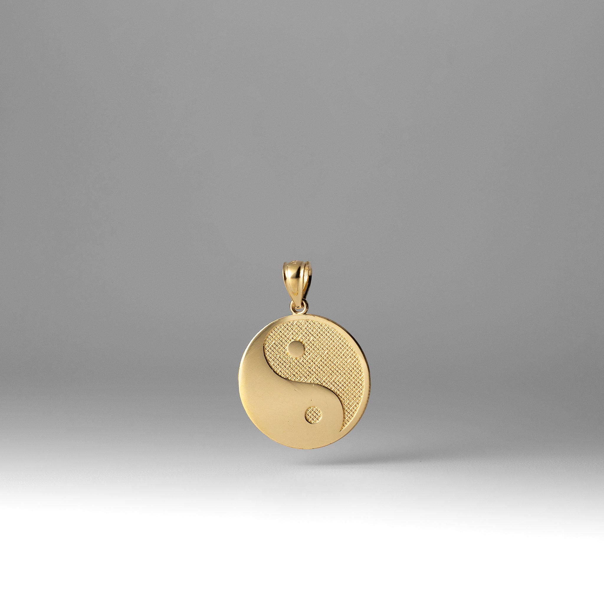 Gold Yin Yang Pendant - Model 2804 - Charlie & Co. Jewelry