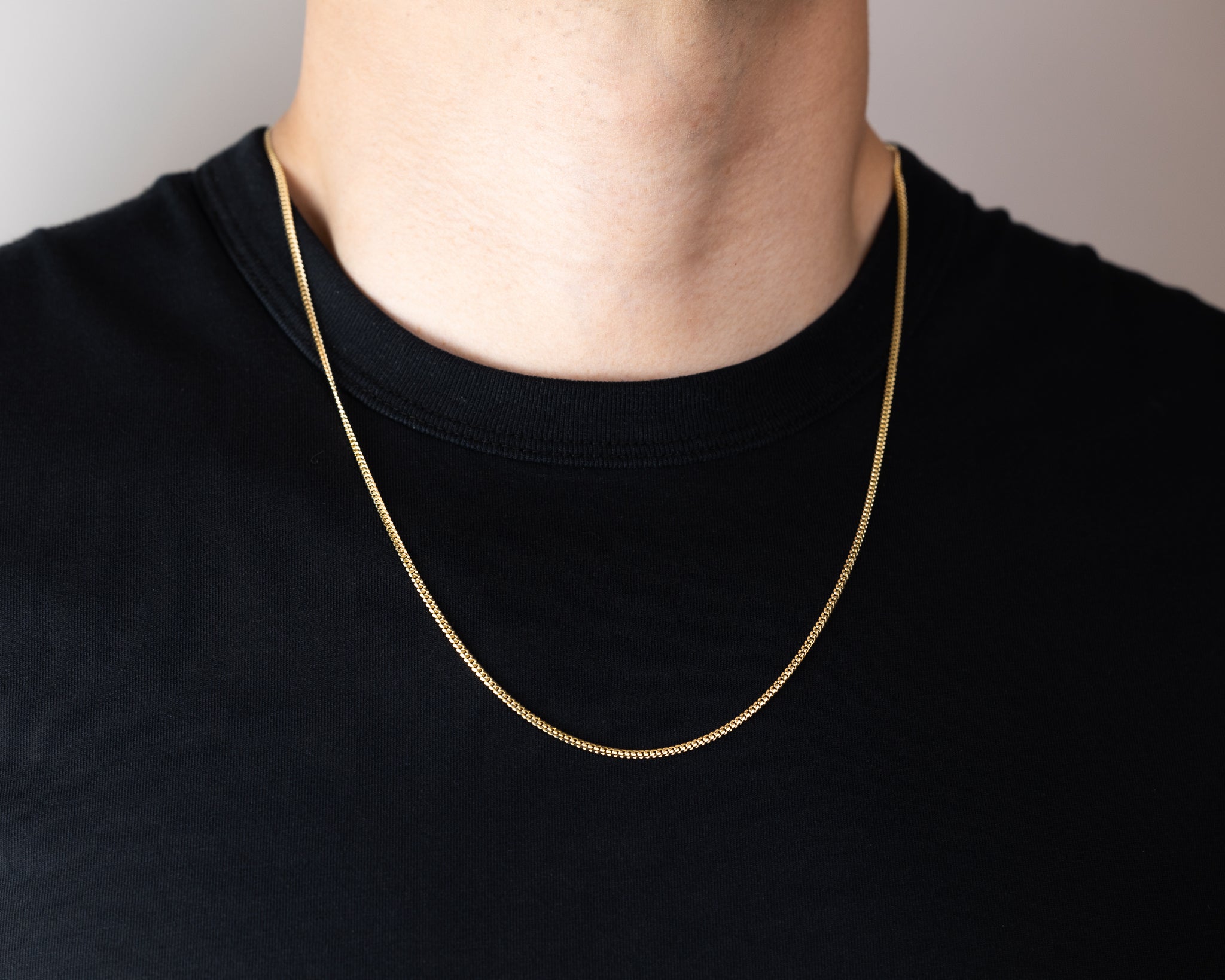 Gold Miami Cuban Chain With 2mm Width Model-0522