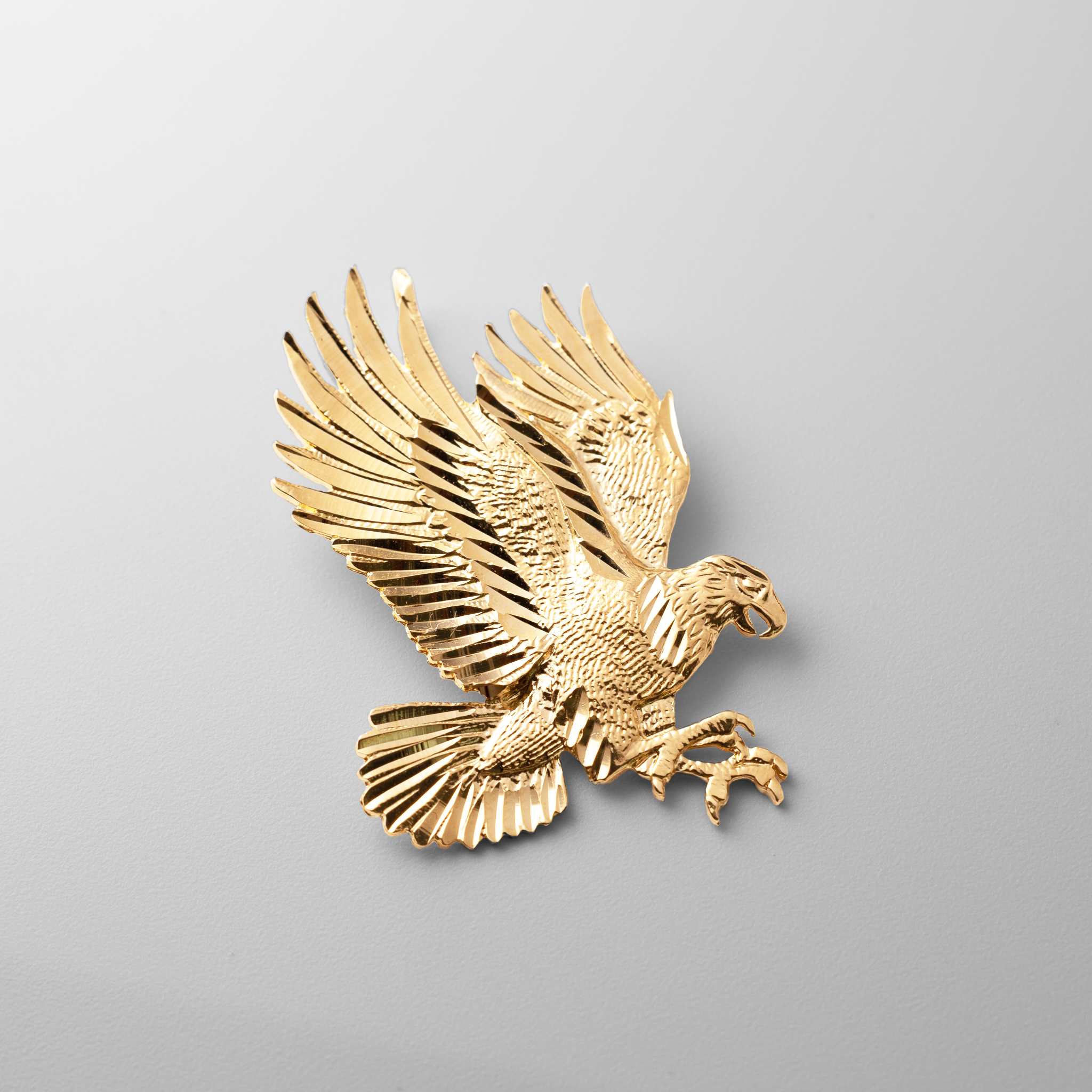 Gold Flying Eagle Pendant - Model PT1592