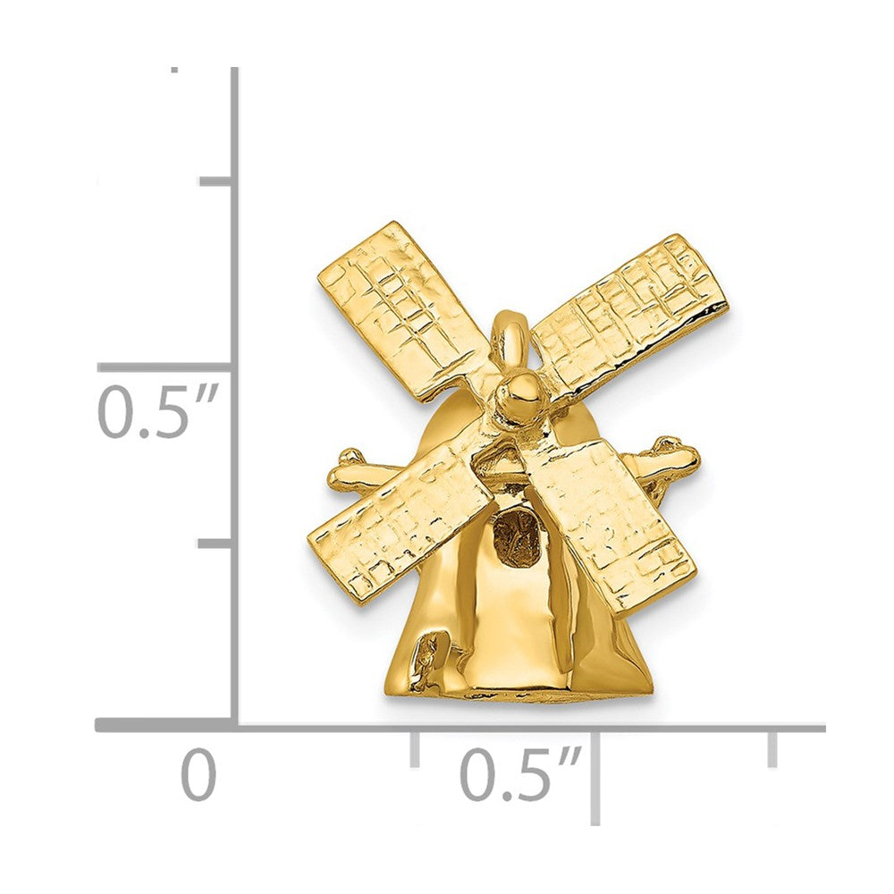 Charlie & Co Jewelry | 14k  3d Windmill Charm - Model A0116