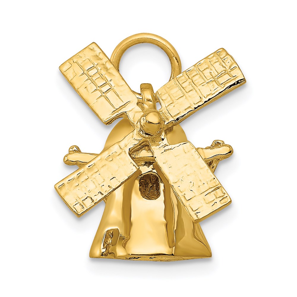 Charlie & Co Jewelry | 14k  3d Windmill Charm - Model A0116