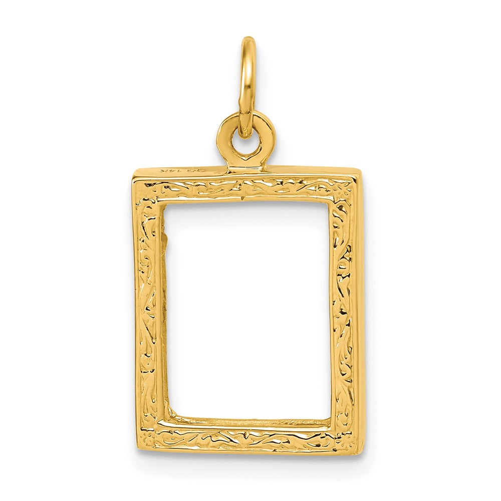 Charlie & Co Jewelry | 14k Small Picture Frame Pendant - Model A0194
