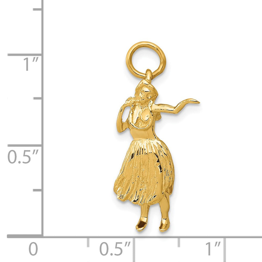 Charlie & Co Jewelry | 14k 3-d Hula Dancer Charm - Model A0240