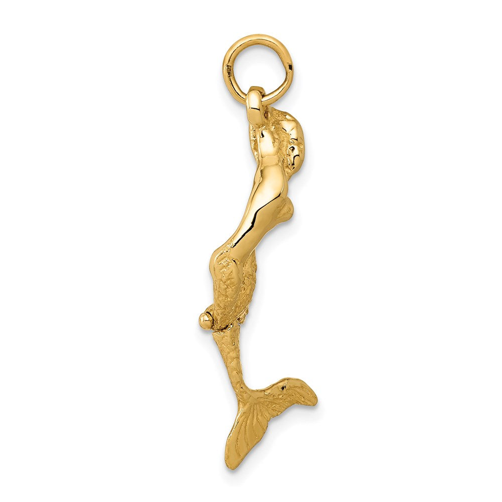 Charlie & Co Jewelry | 14k 3d Mermaid Charm - Model A0296