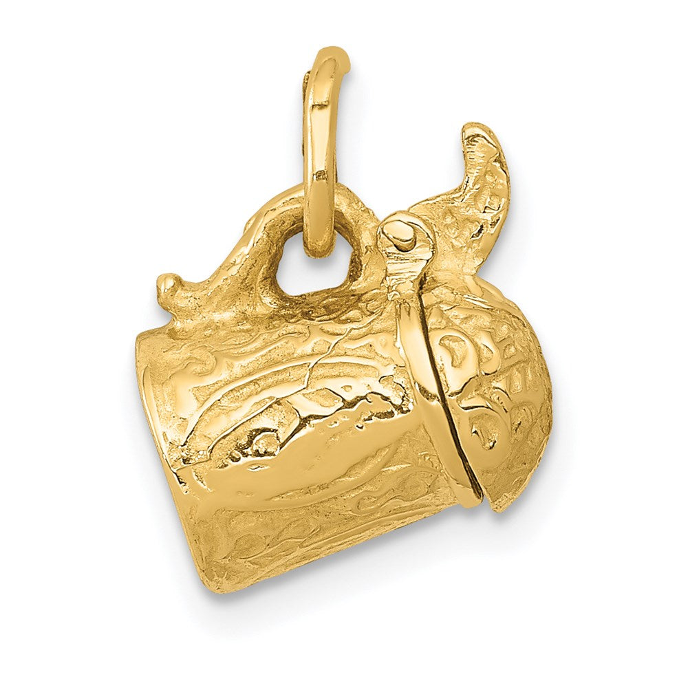 Charlie & Co Jewelry | 14k 3-d Beer Stein Lid Opens Charm - Model A0301/L