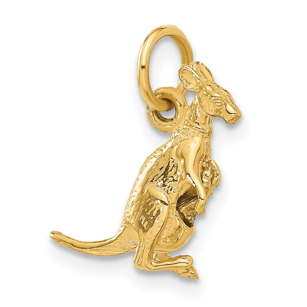Charlie & Co Jewelry | 14k 3d Kangaroo With Joey Charm - Model A0309