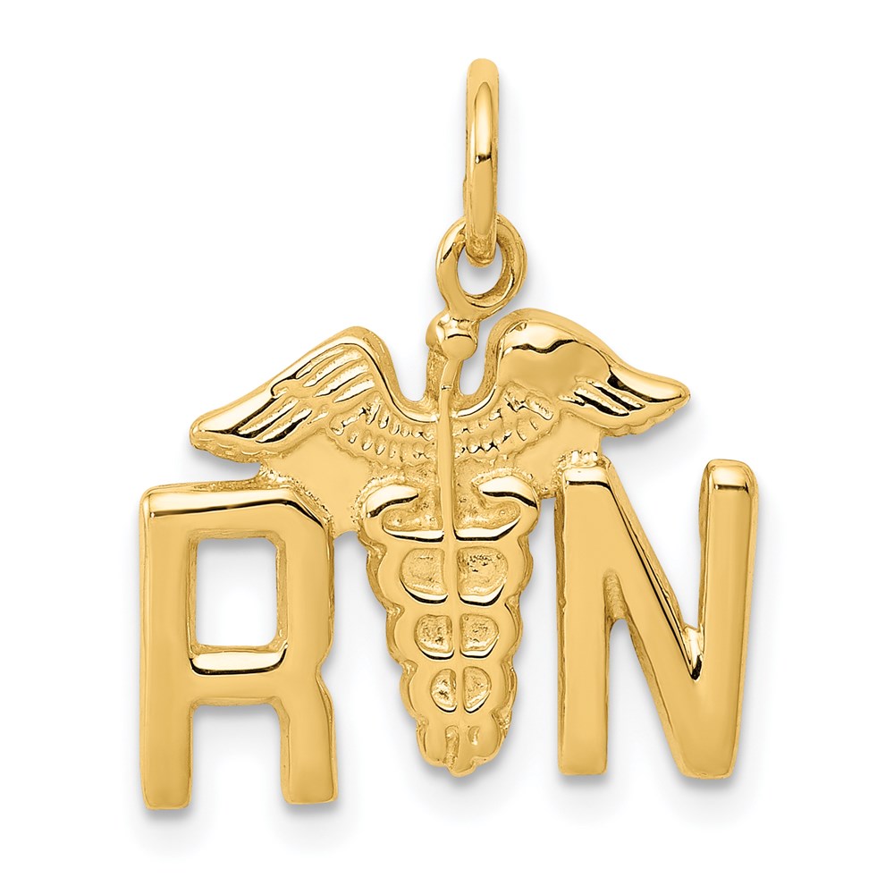 Charlie & Co Jewelry | 14k Rn Registered Nurse Charm - Model A0390