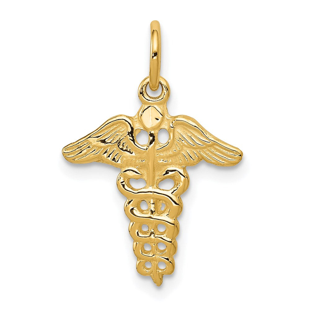 Charlie & Co Jewelry | 14k Caduceus Charm - Model A0391