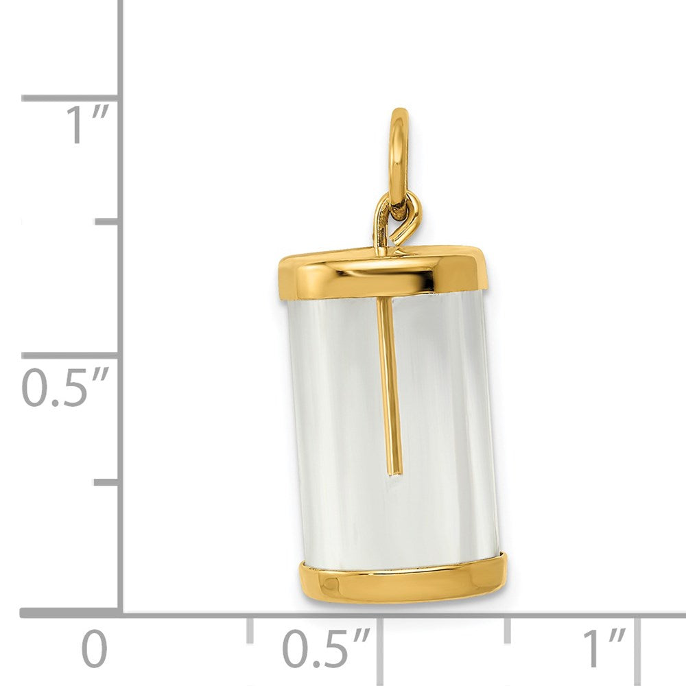Charlie & Co Jewelry | 14k Fillable Capsule Charm - Model A0407E