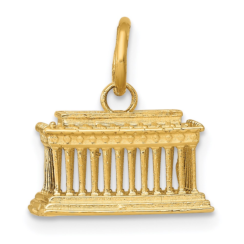 Charlie & Co Jewelry | 14k Lincoln Memorial Charm - Model A0409/L