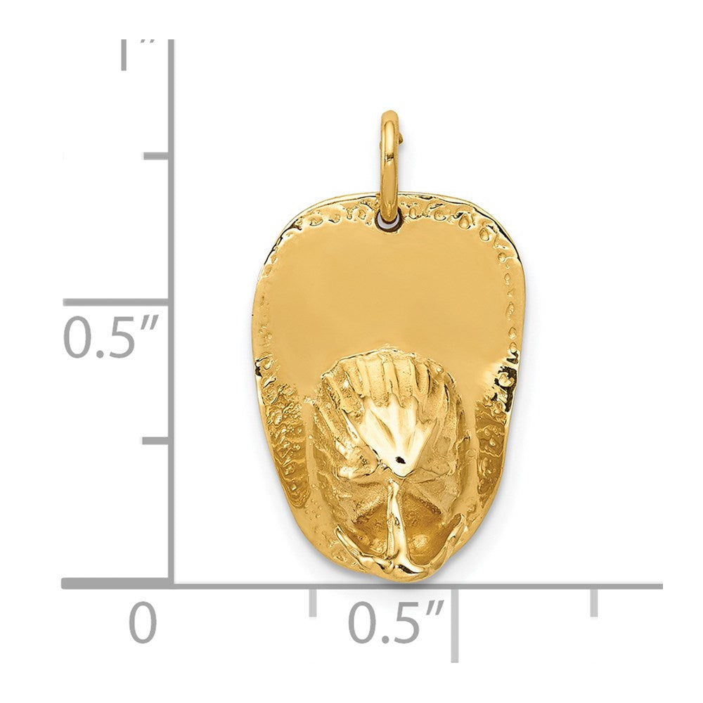 Charlie & Co Jewelry | 14k 3-d Large Fireman's Hat Charm - Model A0412