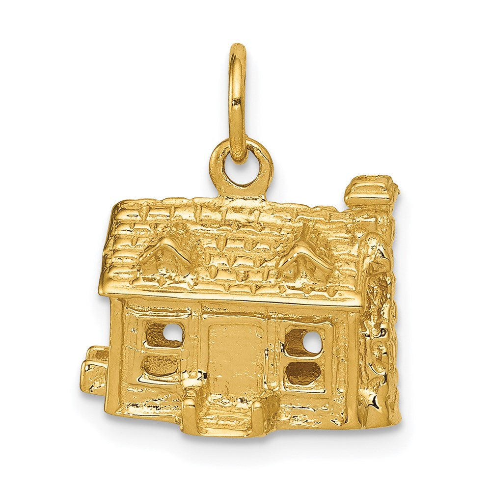 Charlie & Co Jewelry | 14k 3-d House Charm - Model A0550