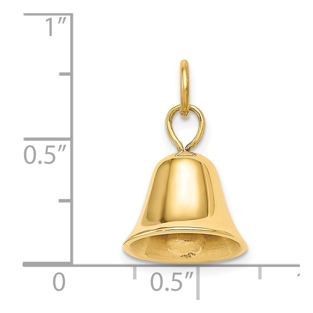 Charlie & Co Jewelry | 14k Moveable 3d Wedding Bell Charm - Model A0567