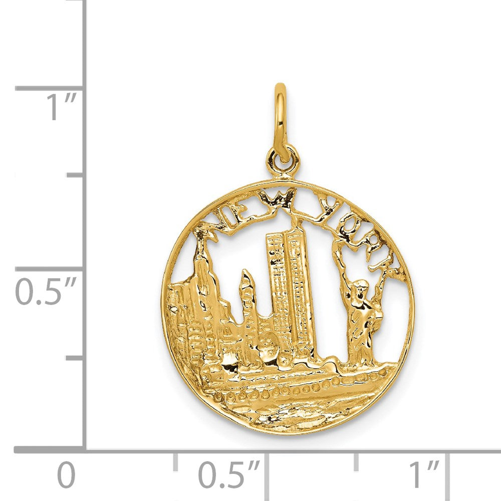 Charlie & Co Jewelry | 14k New York Skyline Charm - Model A0601/C
