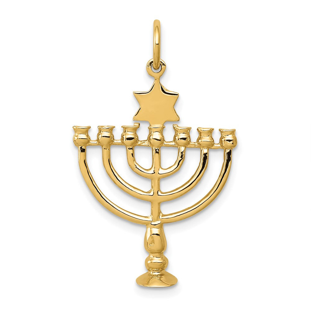 Charlie & Co Jewelry | 14k 3d Menorah Charm - Model A1053