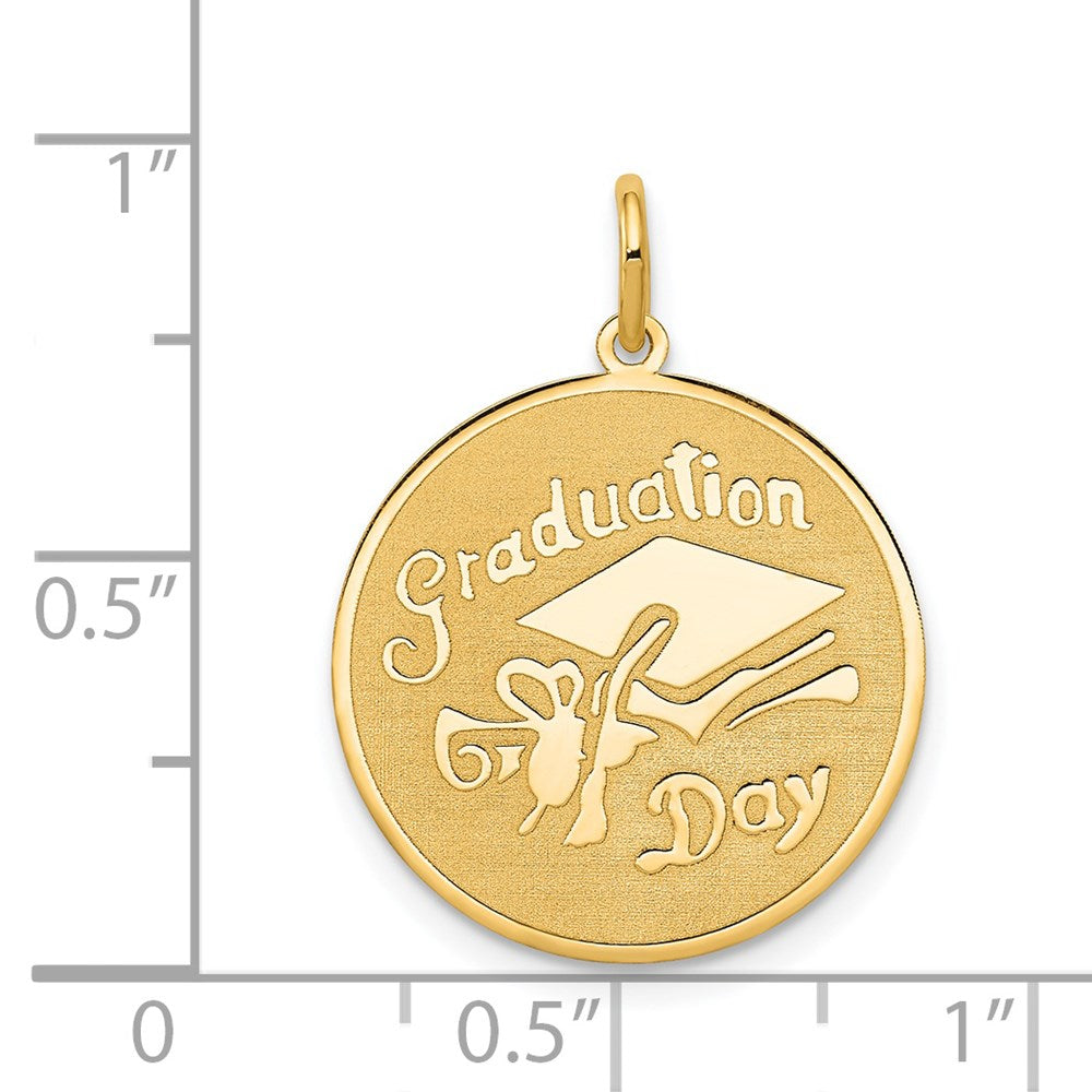 Charlie & Co Jewelry | 14k Graduation Day Disc Charm - Model A1076