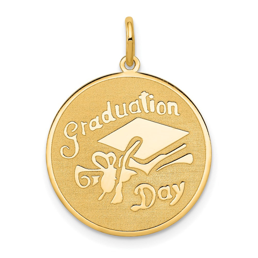 Charlie & Co Jewelry | 14k Graduation Day Disc Charm - Model A1076