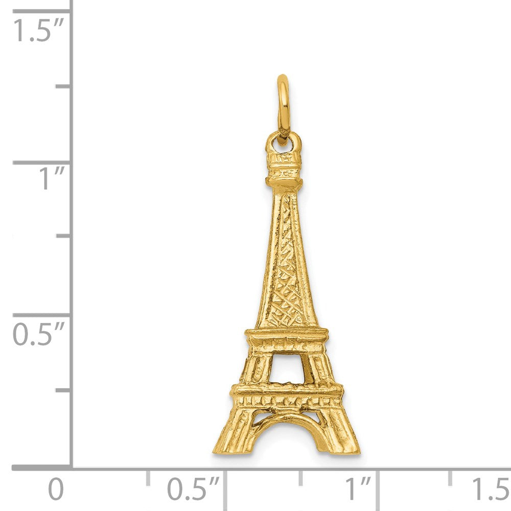 Charlie & Co Jewelry | 14ky  3d Eiffel Tower Charm - Model A1175