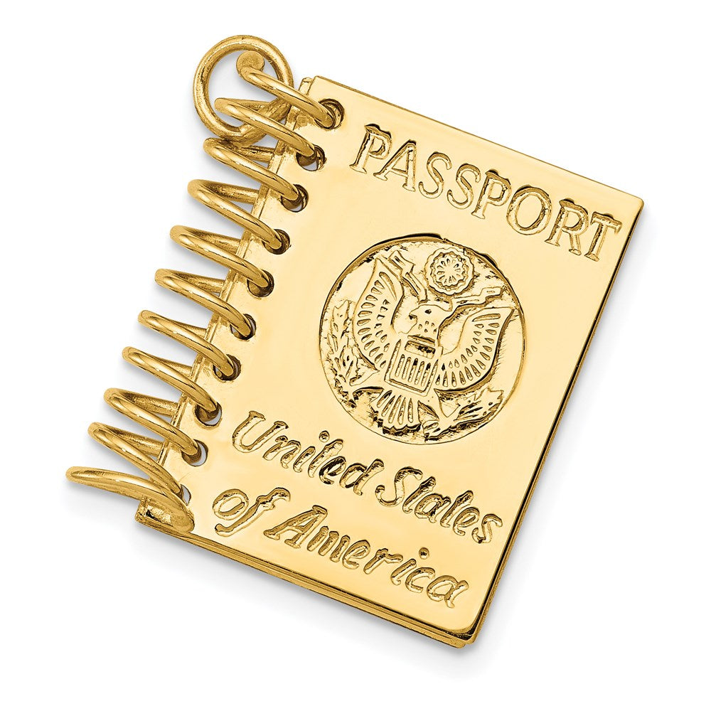 Charlie & Co Jewelry | 14k 3d Passport Opens Charm - Model A1548