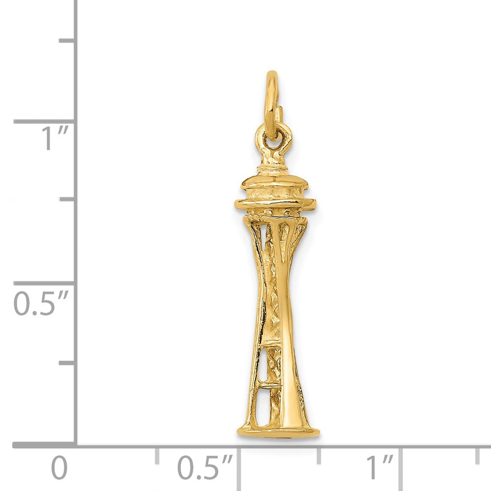 Charlie & Co Jewelry | 14k 3d Space Needle Charm - Model A1913