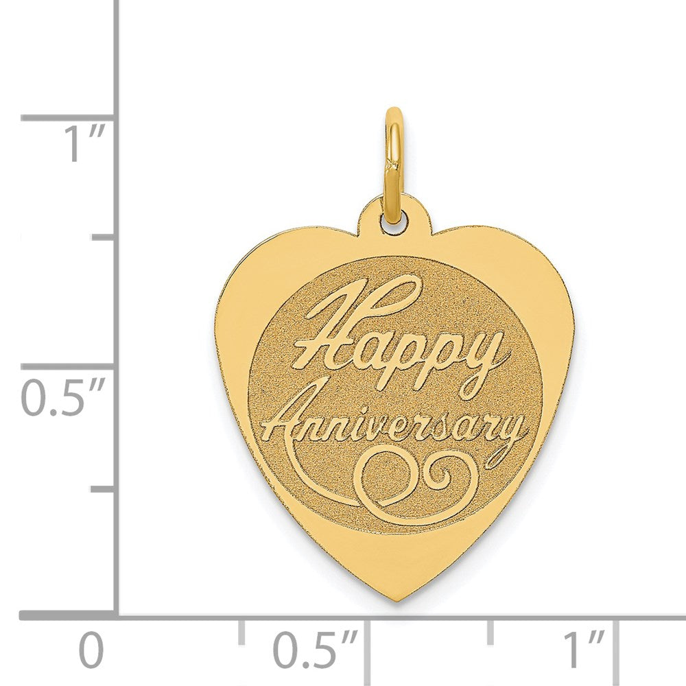 Charlie & Co Jewelry | 14k Happy Anniversary Heart Charm - Model A1999/L