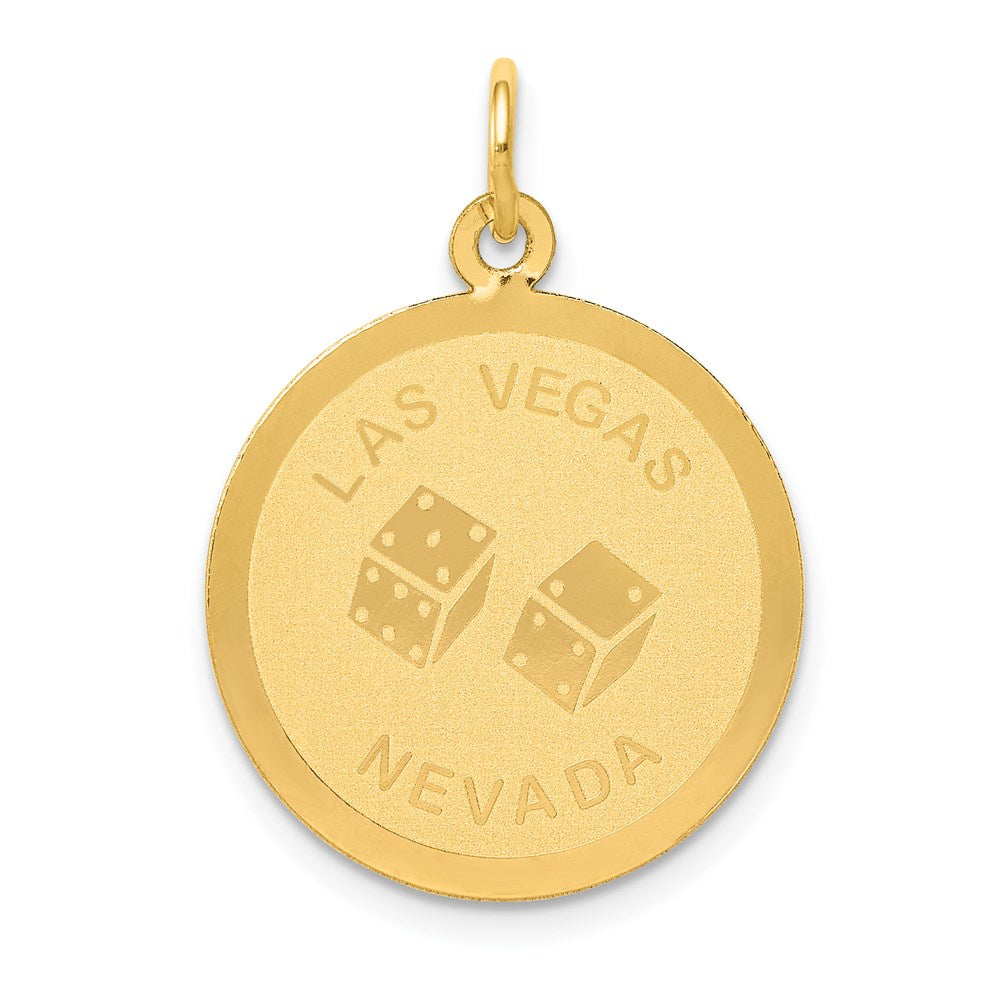 Charlie & Co Jewelry | 14k Las Vegas Disc Charm - Model A2982