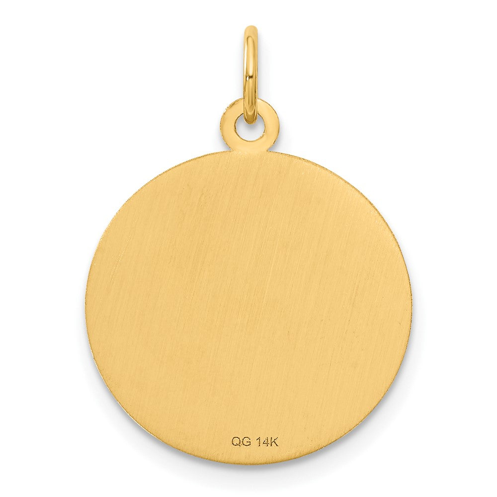 Charlie & Co Jewelry | 14k Caduceus Disc Charm - Model A4115