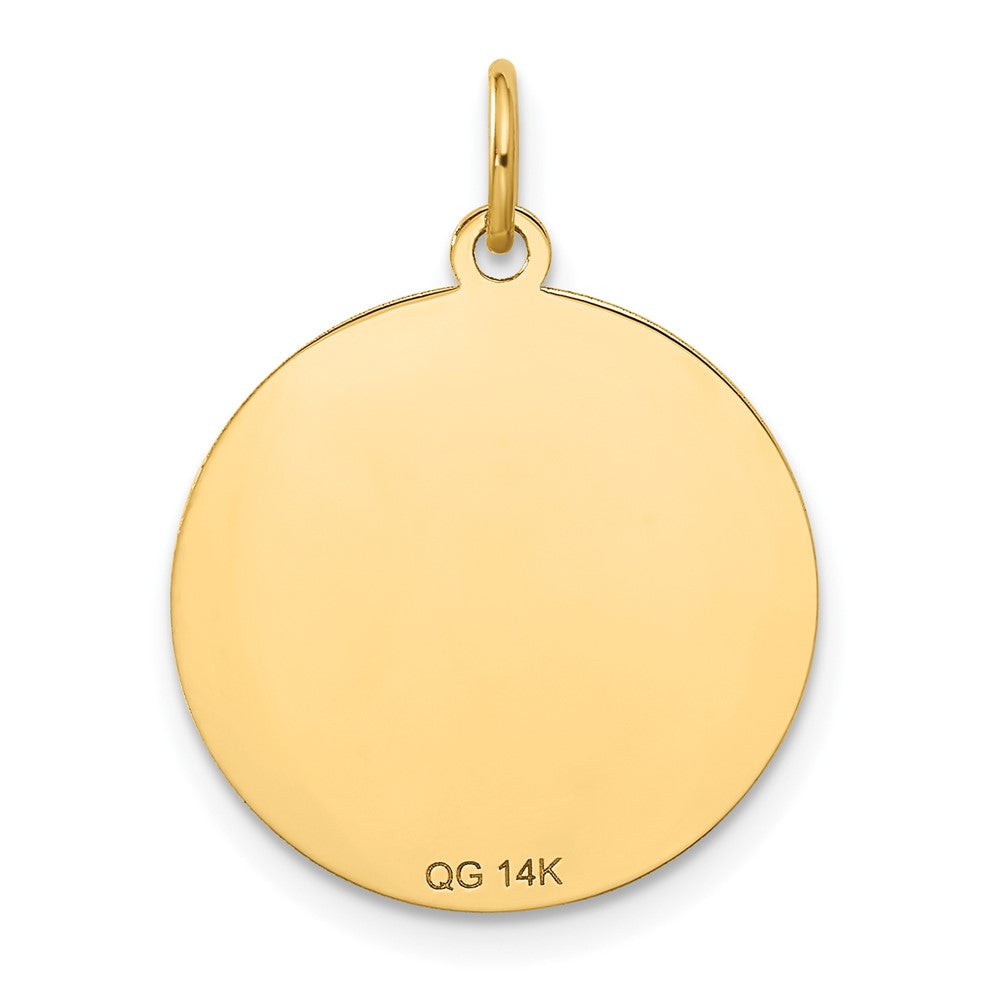 Charlie & Co Jewelry | 14k Merry Christmas Disc Charm - Model A4124/L