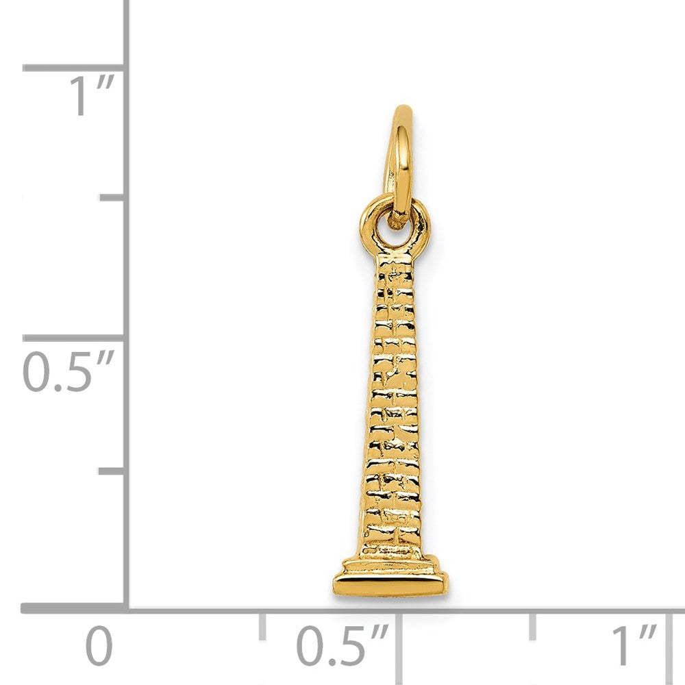 Charlie & Co Jewelry | 14k 3d Washington Monument Charm - Model A4756