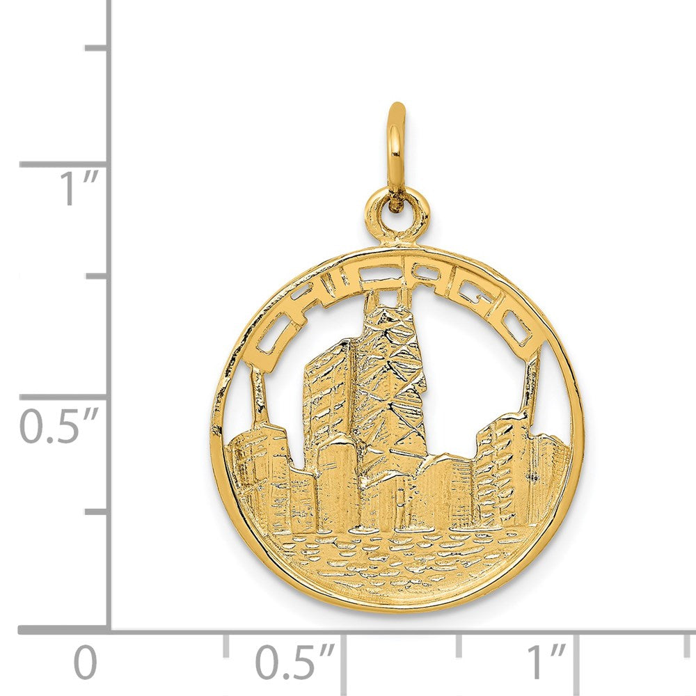 Charlie & Co Jewelry | 14k Chicago Skyline Charm - Model A4990