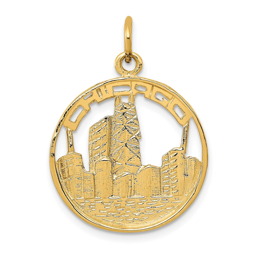 Charlie & Co Jewelry | 14k Chicago Skyline Charm - Model A4990