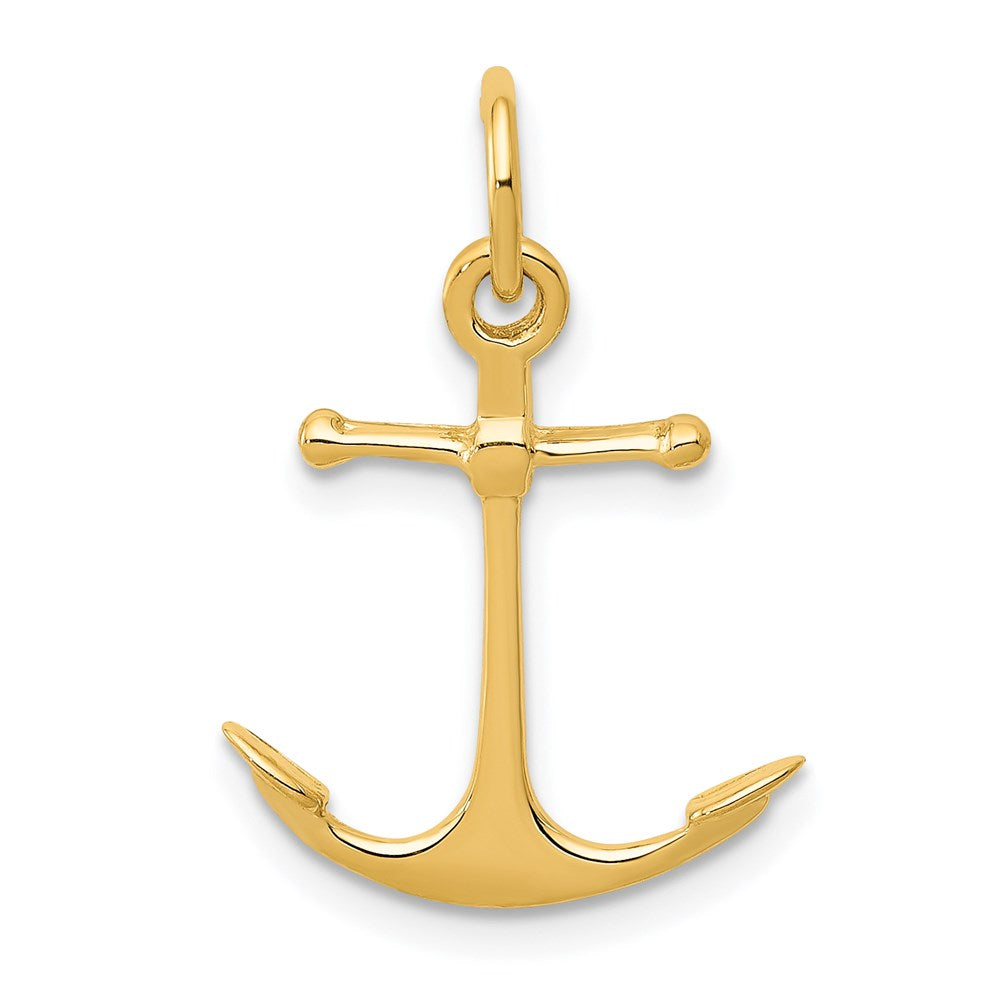 Charlie & Co Jewelry | 14k 3d Anchor Charm - Model A5059