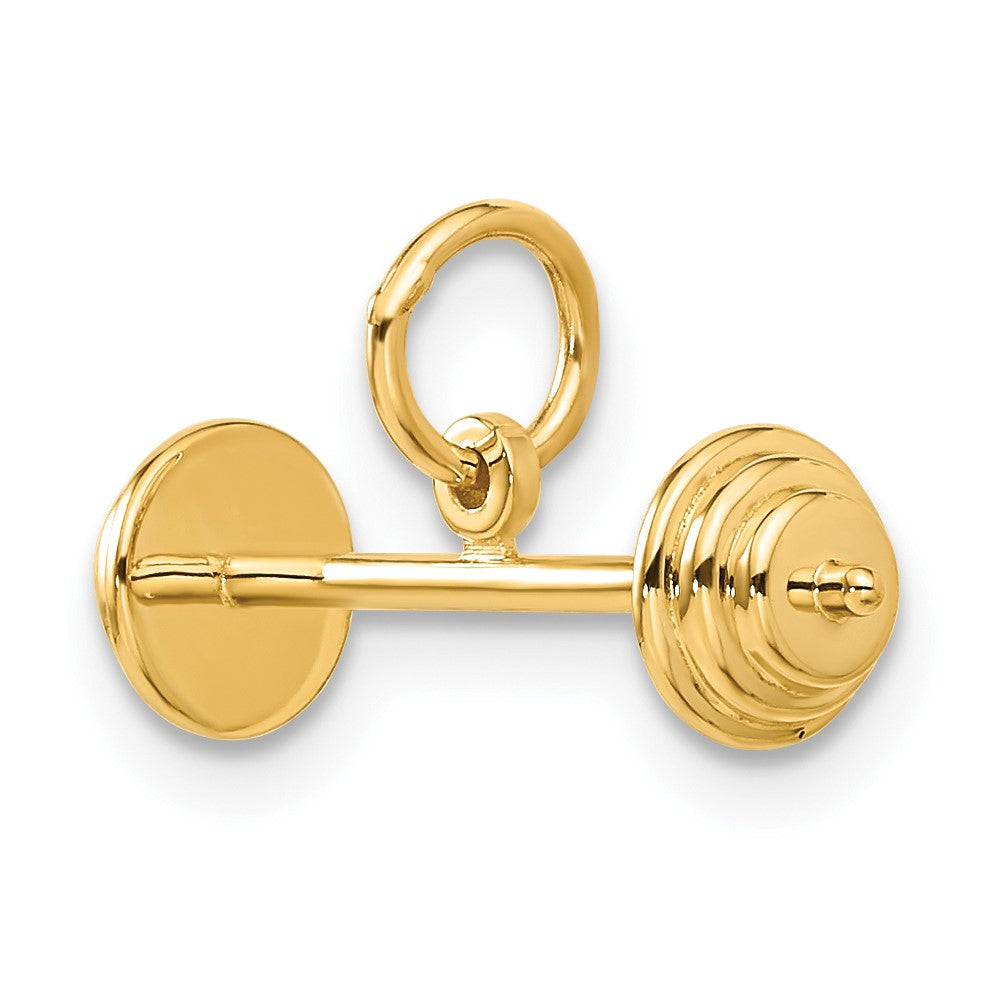 Charlie & Co Jewelry | 14k 3d Barbell Charm - Model A9091