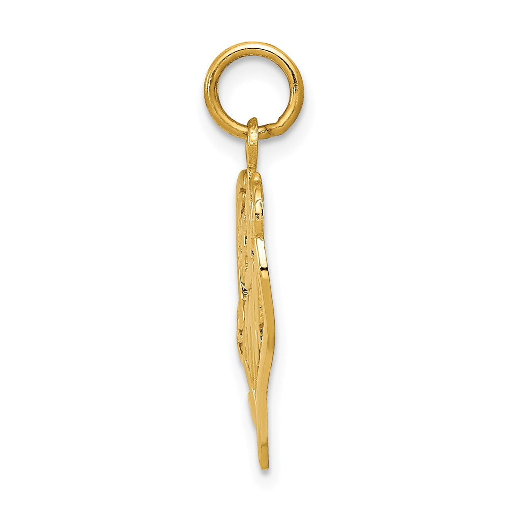 Charlie & Co Jewelry | 14k #1 Mom Heart Charm - Model A9108