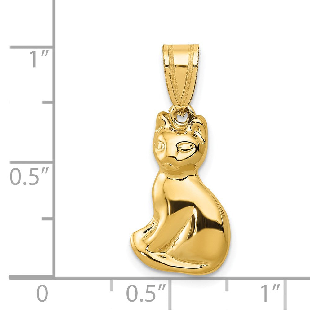 Charlie & Co Jewelry | 14k Cat Charm - Model A9161