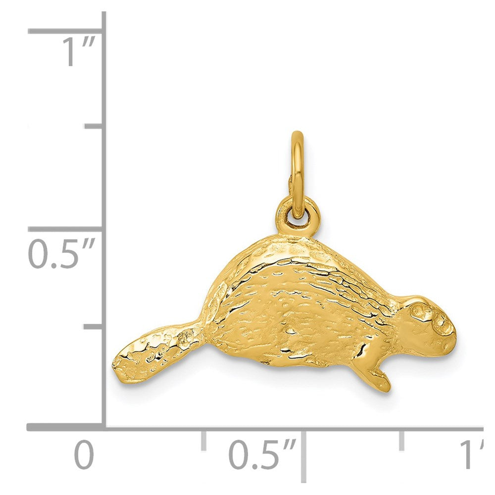 Charlie & Co Jewelry | 14k Beaver Charm - Model A9225