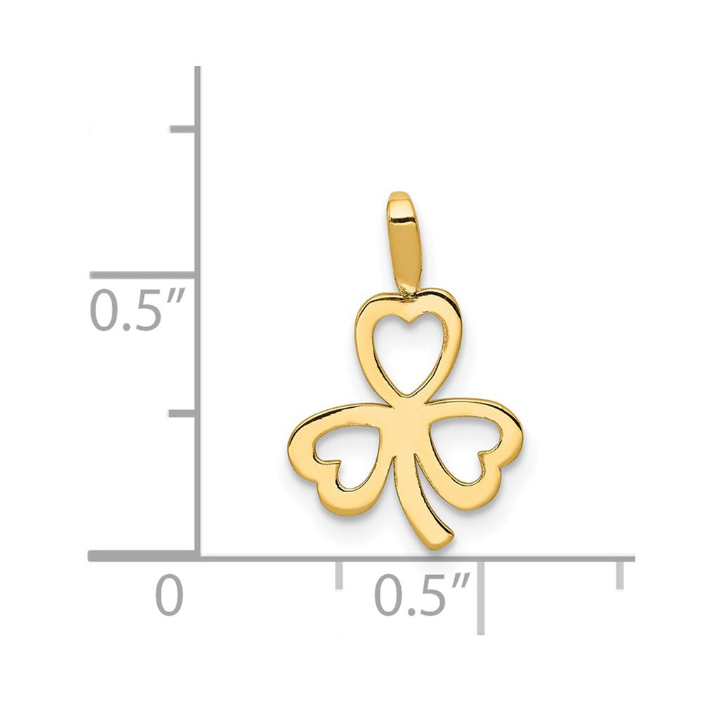 Charlie & Co Jewelry | 14k Heart Clover Charm - Model A9503