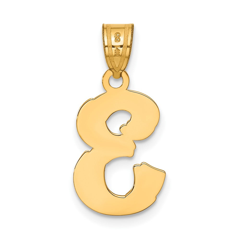 Charlie & Co Jewelry | 14k Polished Etched Number 3 Pendant - Model AEN03
