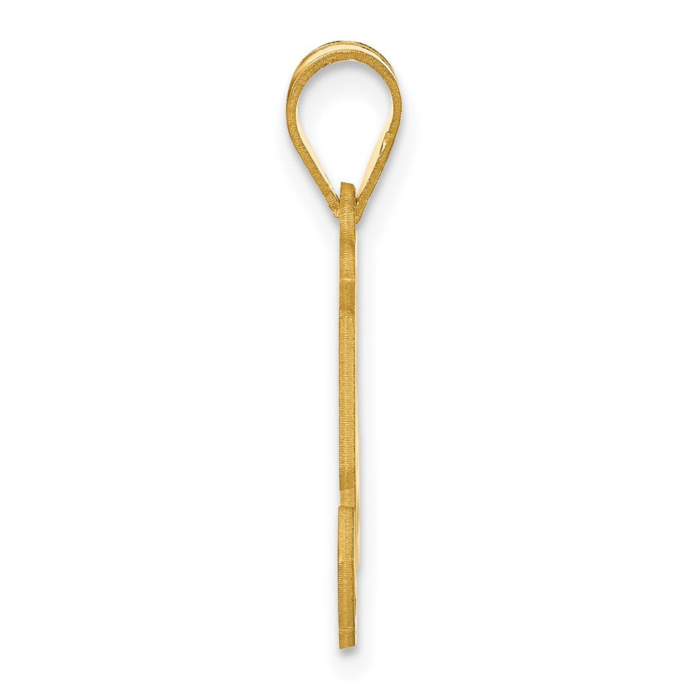 Charlie & Co Jewelry | 14k Polished Etched Number 54 Pendant - Model AEN54