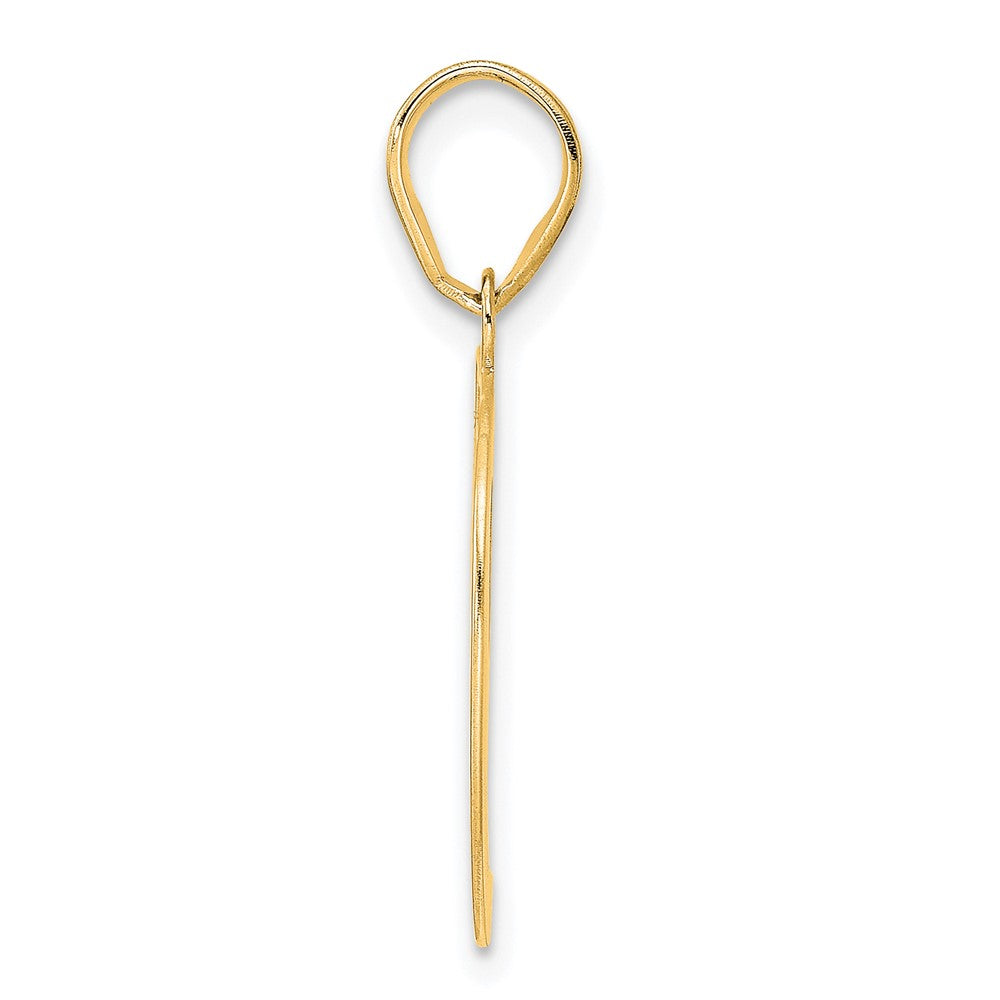 Charlie & Co Jewelry | 14k Polished Etched Number 59 Pendant - Model AEN59