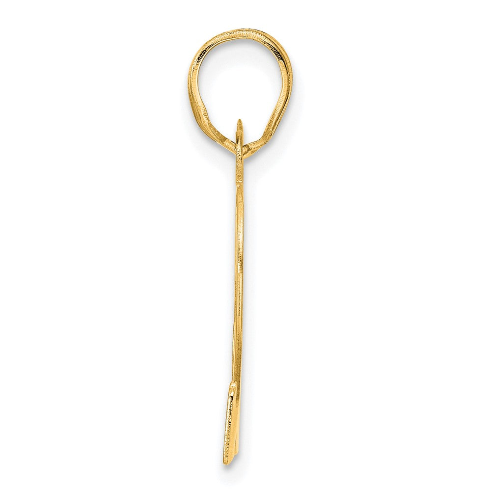 Charlie & Co Jewelry | 14k Polished Etched Number 82 Pendant - Model AEN82
