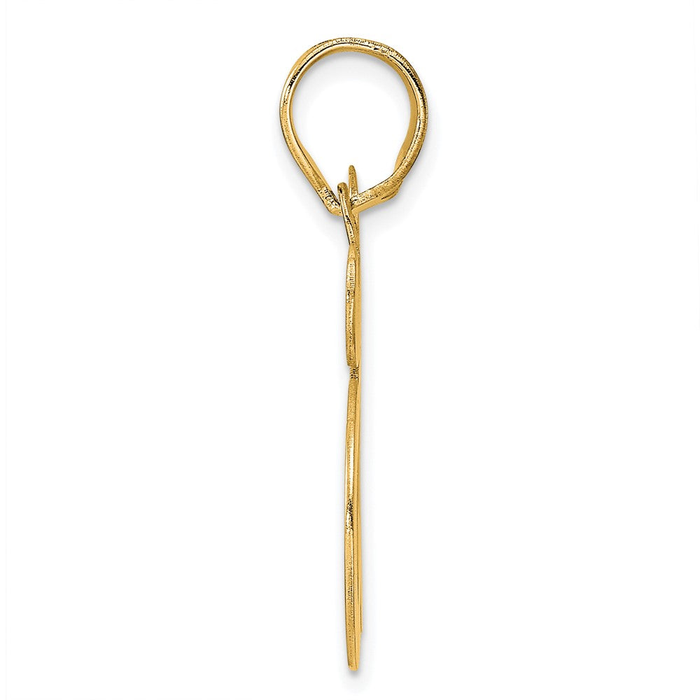 Charlie & Co Jewelry | 14k Polished Etched Number 85 Pendant - Model AEN85