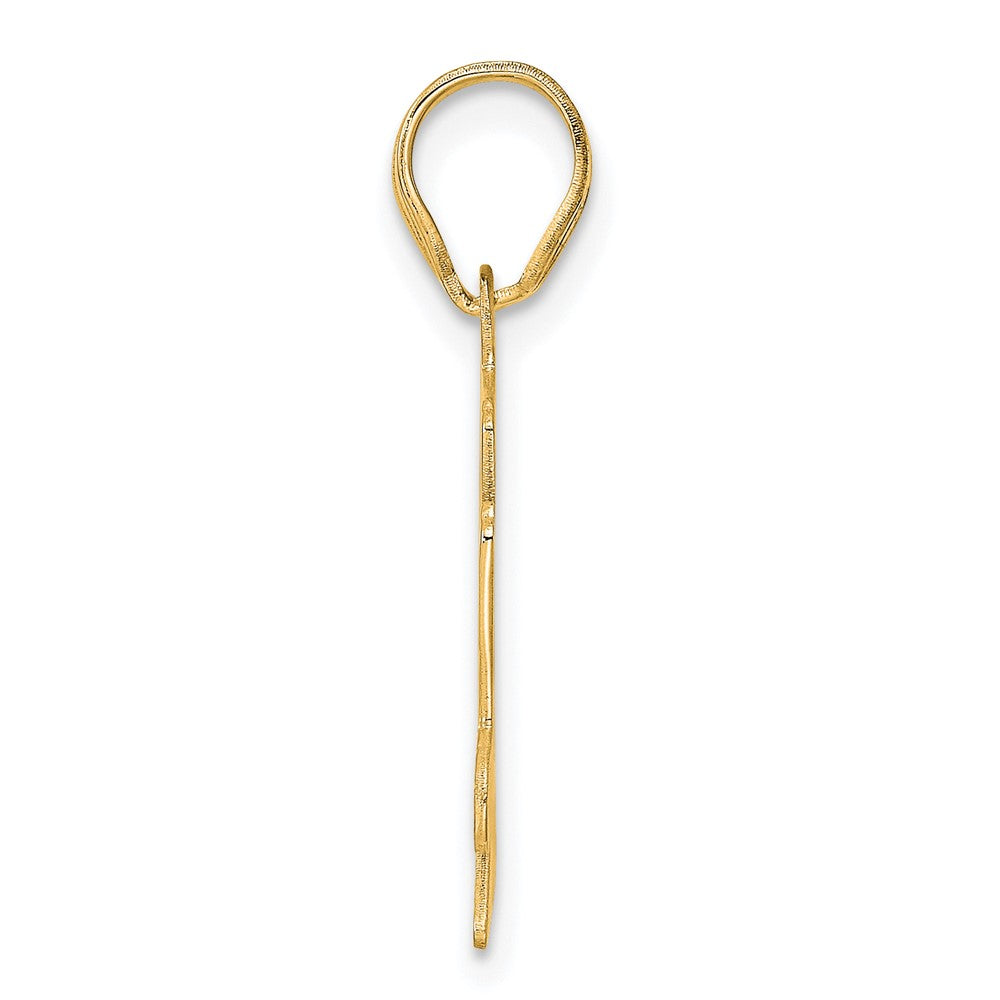 Charlie & Co Jewelry | 14k Polished Etched Number 94 Pendant - Model AEN94