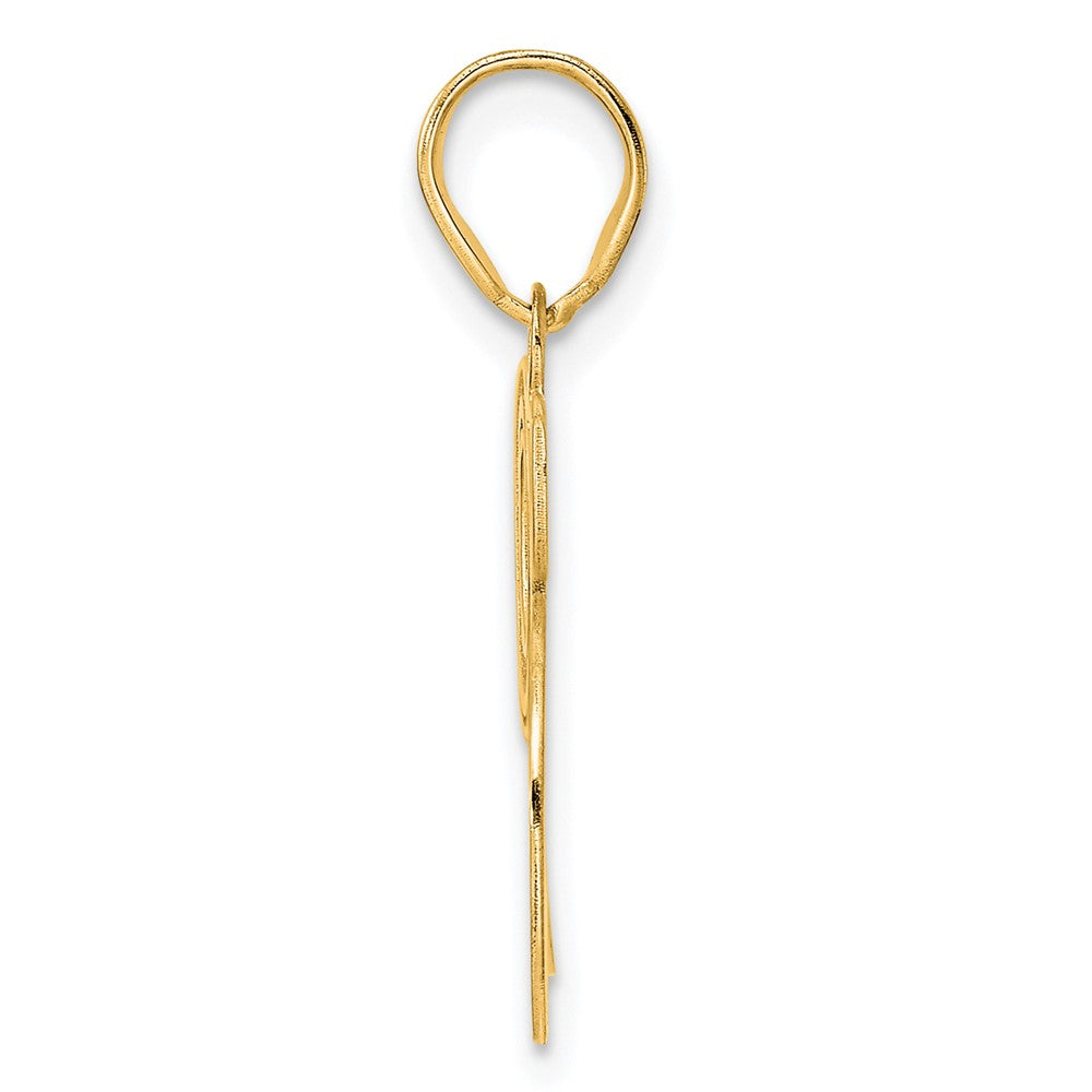 Charlie & Co Jewelry | 14k Polished Etched Number 95 Pendant - Model AEN95