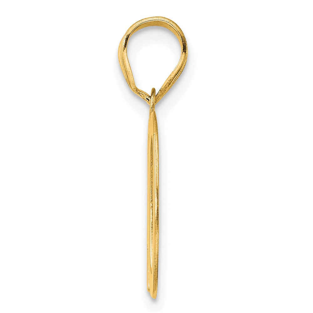 Charlie & Co Jewelry | 14k Polished Number 10 Pendant - Model APN10